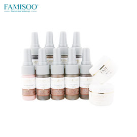 colorant liquide de kit permanent de maquillage de 15ml/Bottle Famisoo réglé pour le sourcil