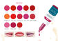 Colorants permanents inoffensifs de maquillage pour l'eye-liner de lèvre de sourcil 18 couleurs