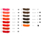 Les colorants permanents de maquillage d'OEM de NUOJO pour le sourcil de lèvre concentrent l'encre liquide